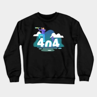 404 Error Crewneck Sweatshirt